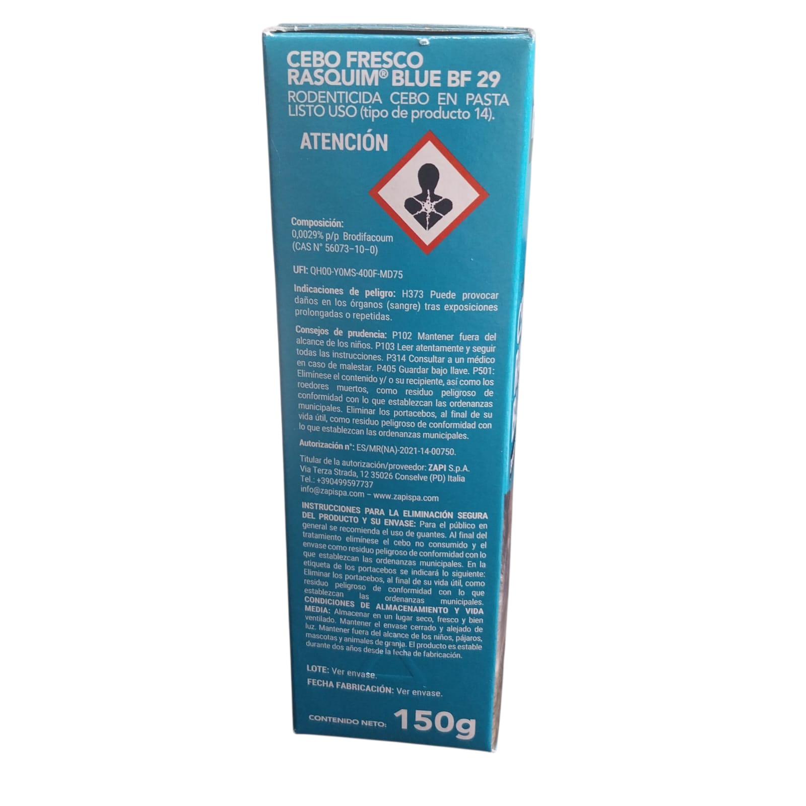 CEBO FRESCO RASQUIM BLUE BF29 - Imagen 3